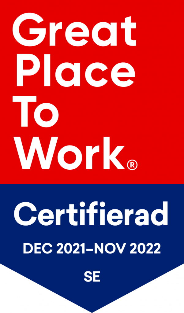 Certifiering Great Place To Work 
