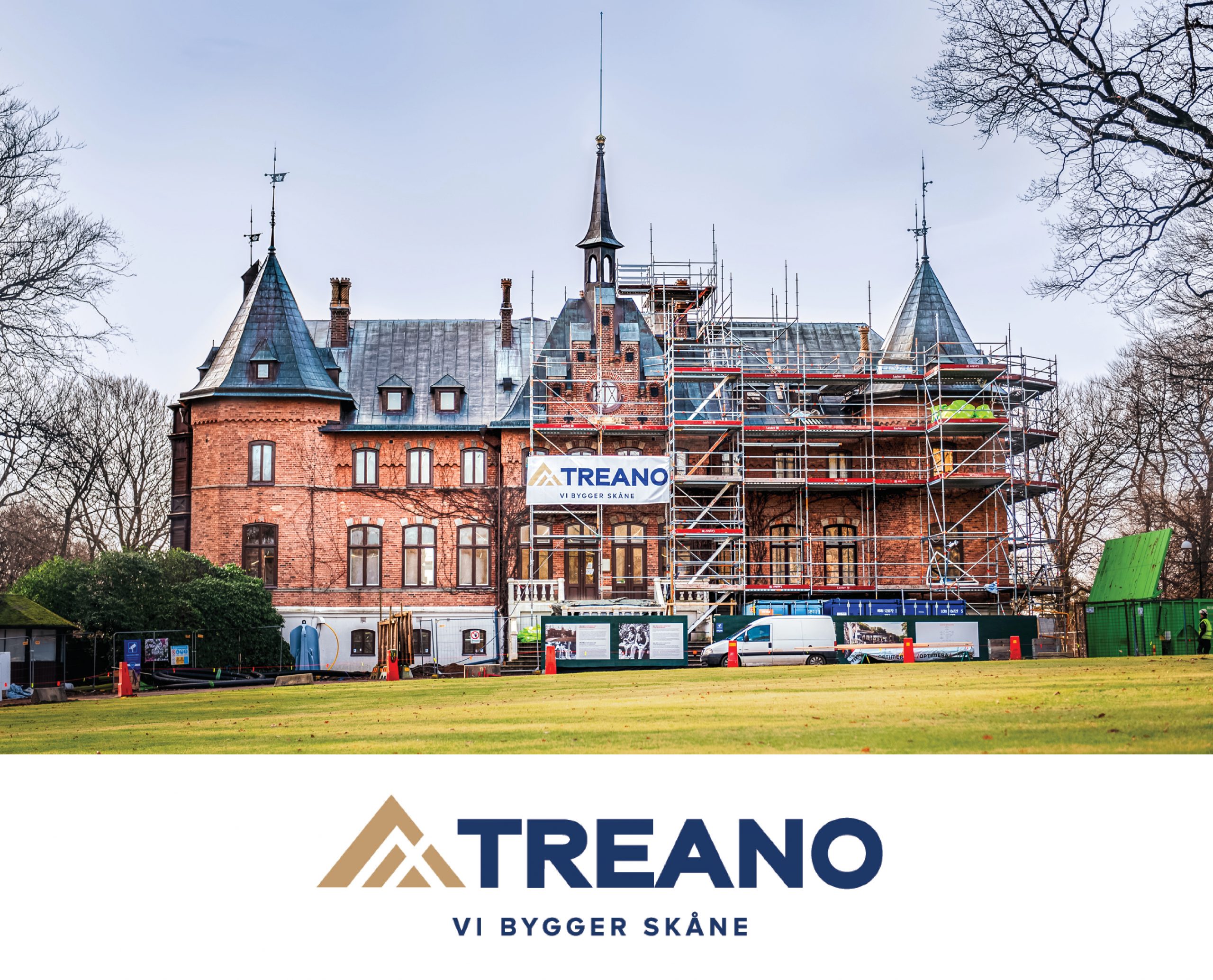 Framsida broschyr Treano Bygg AB 2024